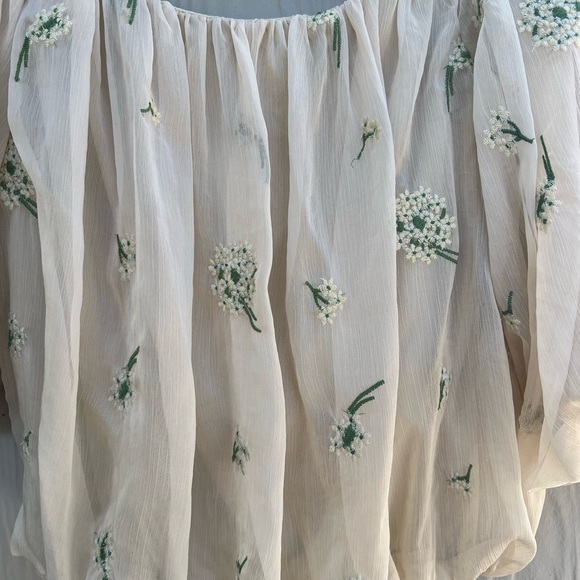 Aeom Off | Shoulder Floral Top - Picture 3 of 4